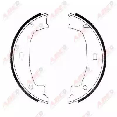 Колодки тормозные барабанные CRB004ABE ABE